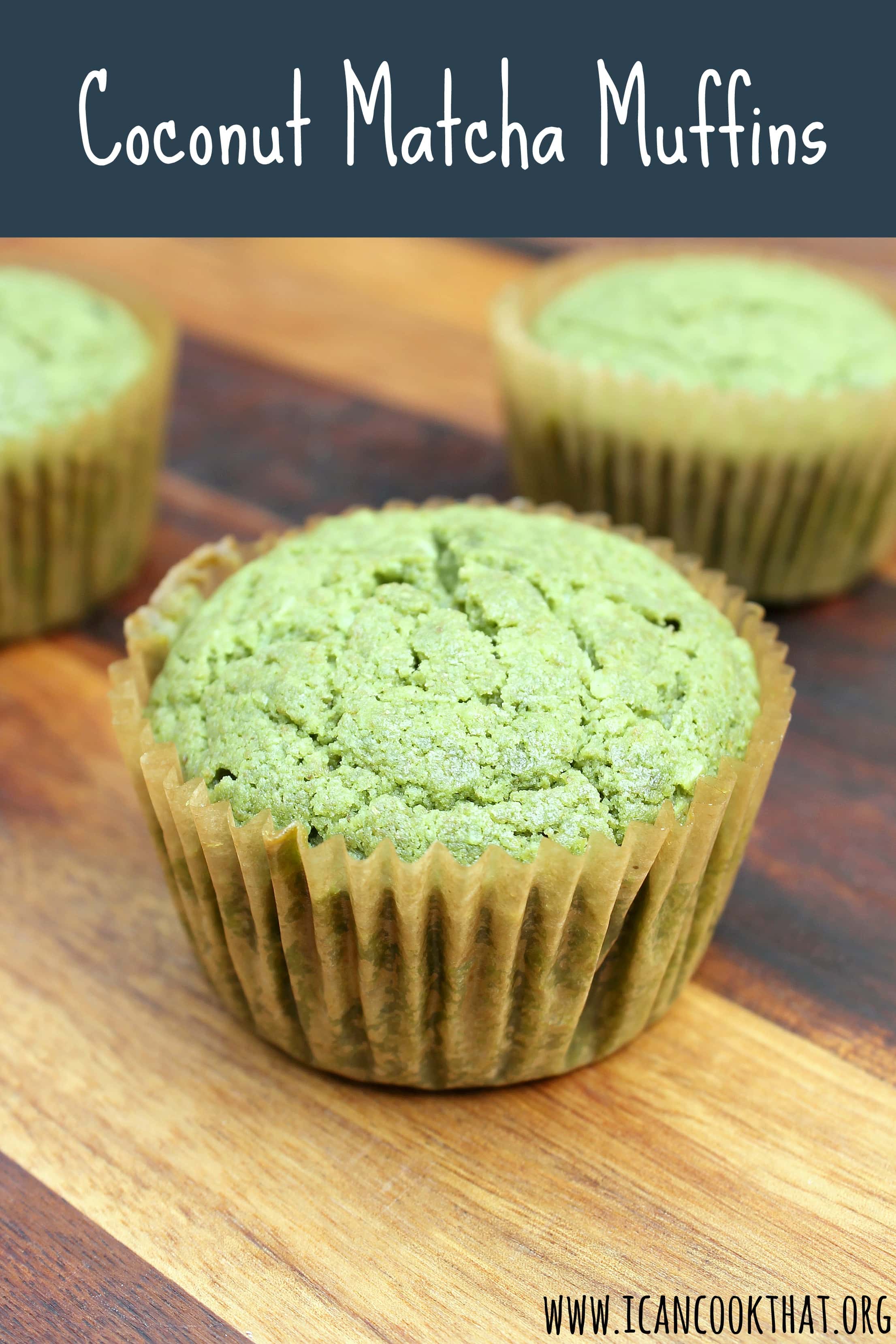 Coconut Matcha Muffins