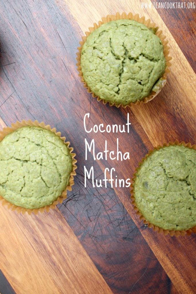 Coconut Matcha Muffins