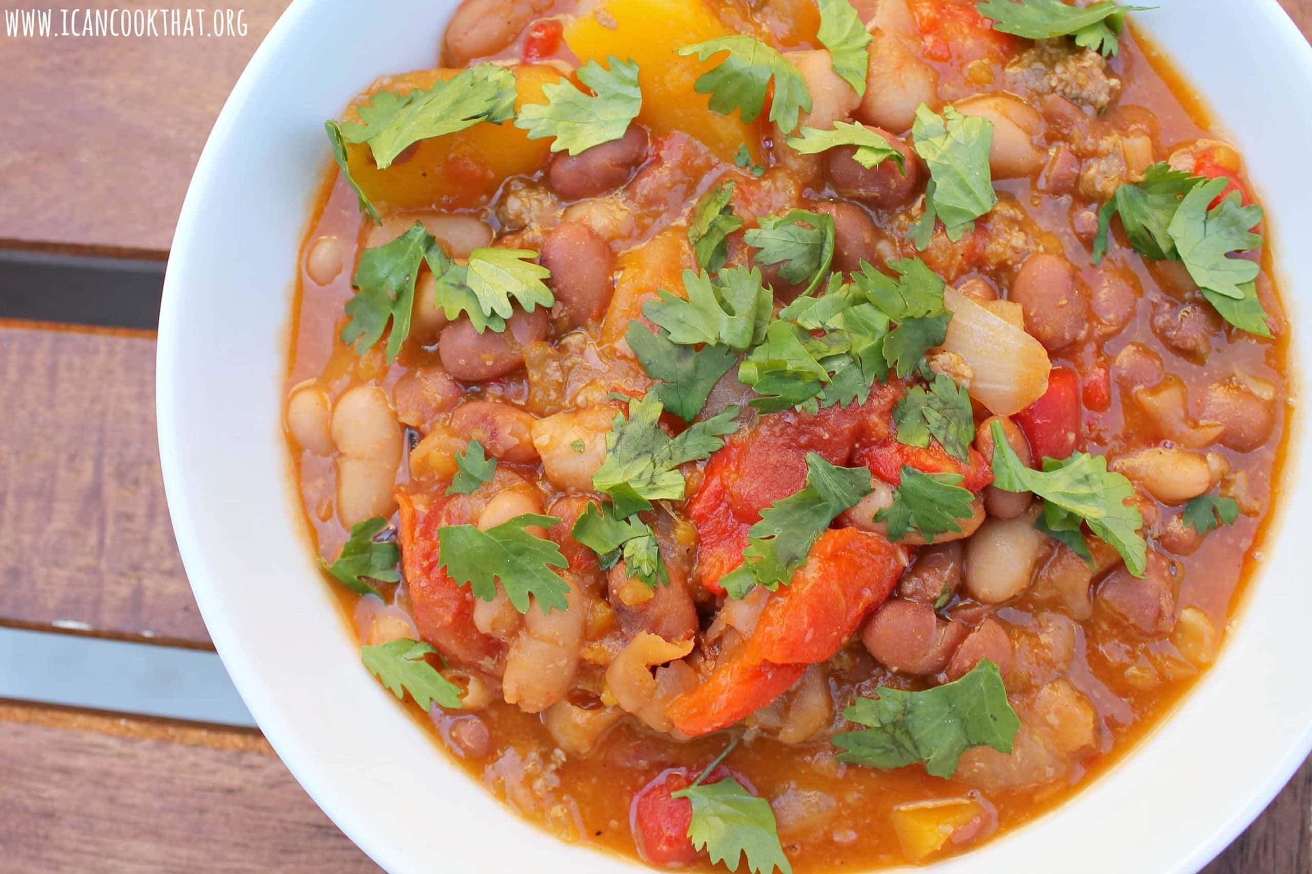 Chunky Beef and Vegetable Chili