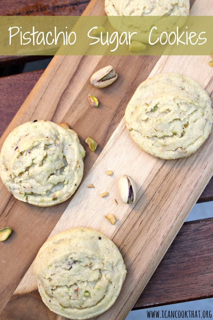 Pistachio Sugar Cookies