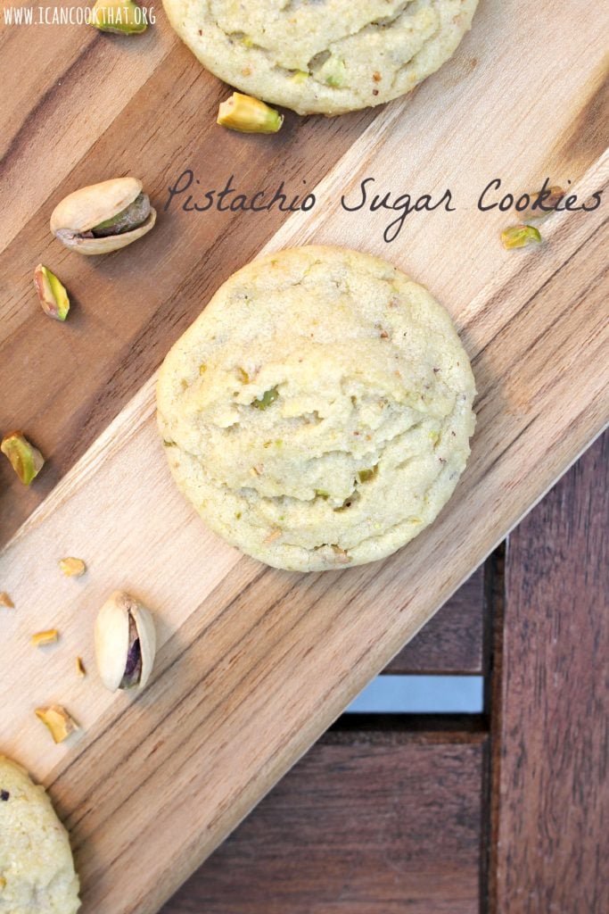 Pistachio Sugar Cookies