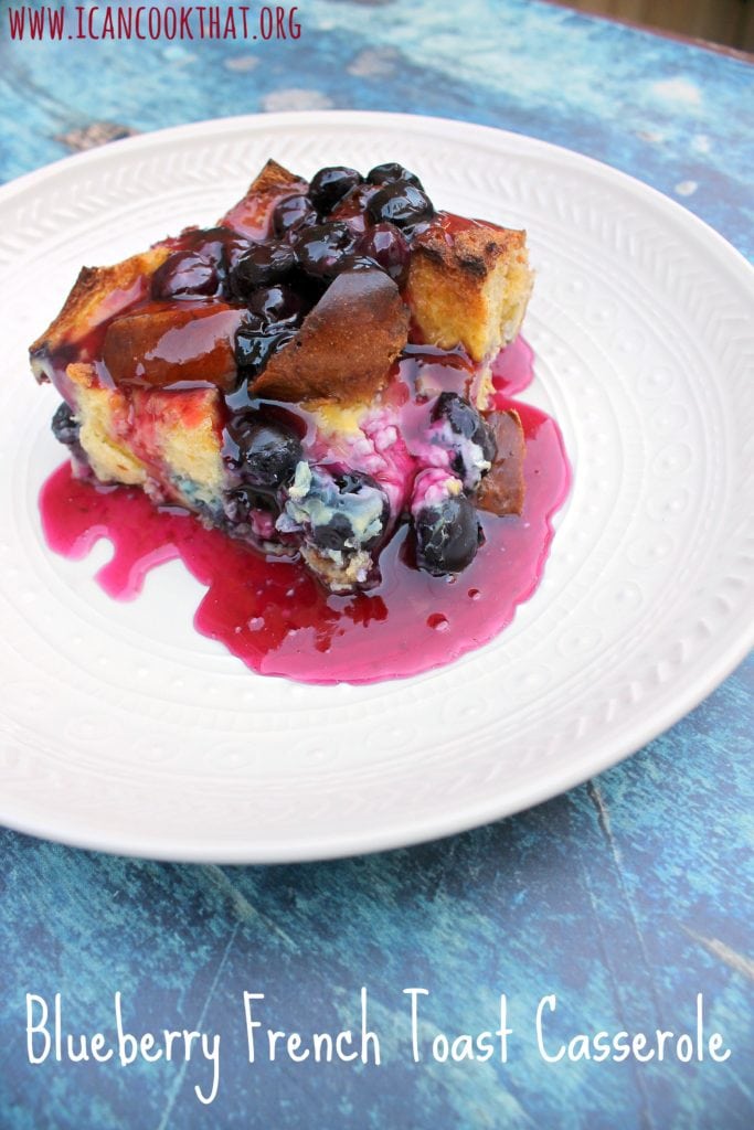 Blueberry French Toast Casserole