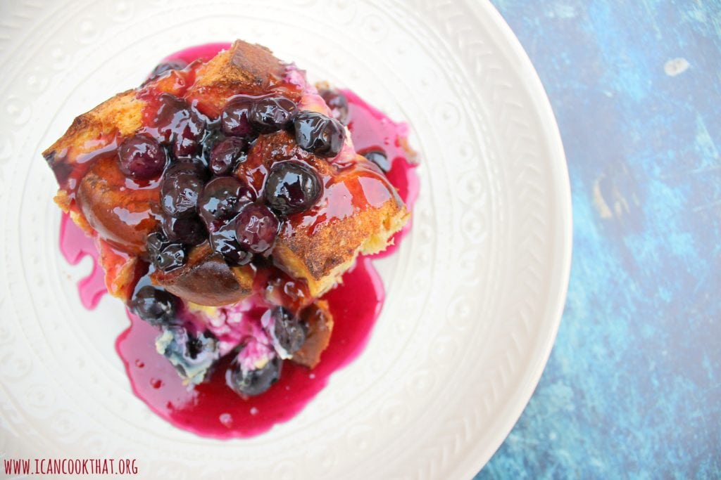 Blueberry French Toast Casserole