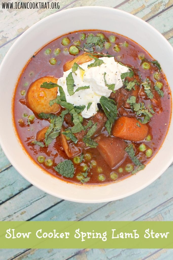 Slow Cooker Spring Lamb Stew