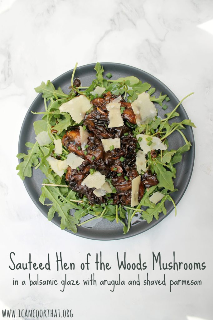 Sauteed Hen of the Woods Mushrooms