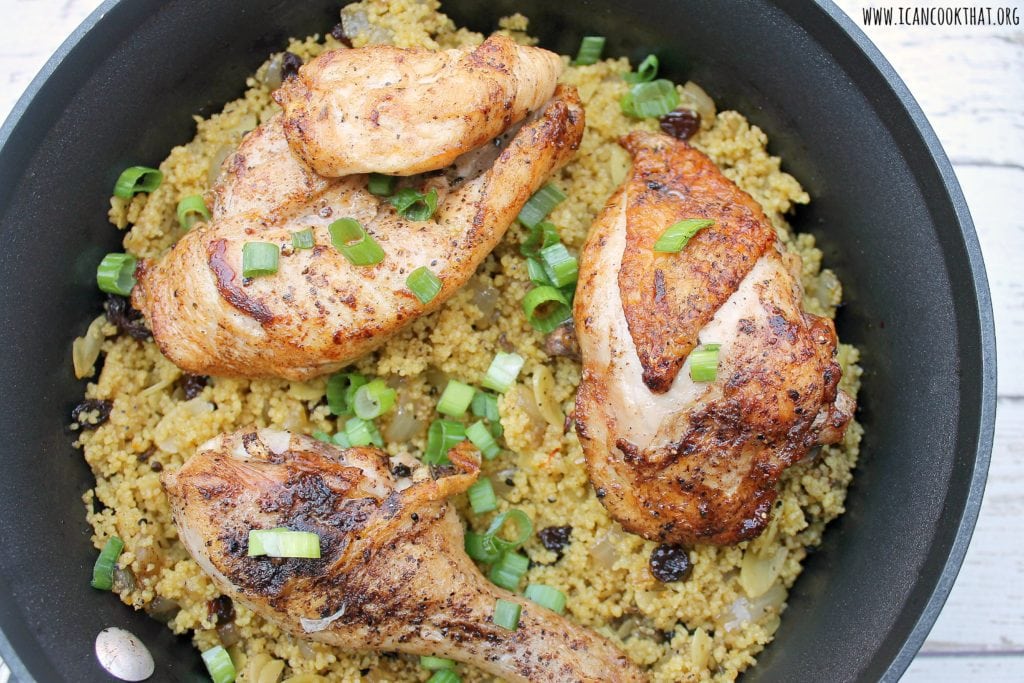 One Pot Moroccan Chicken with Couscous