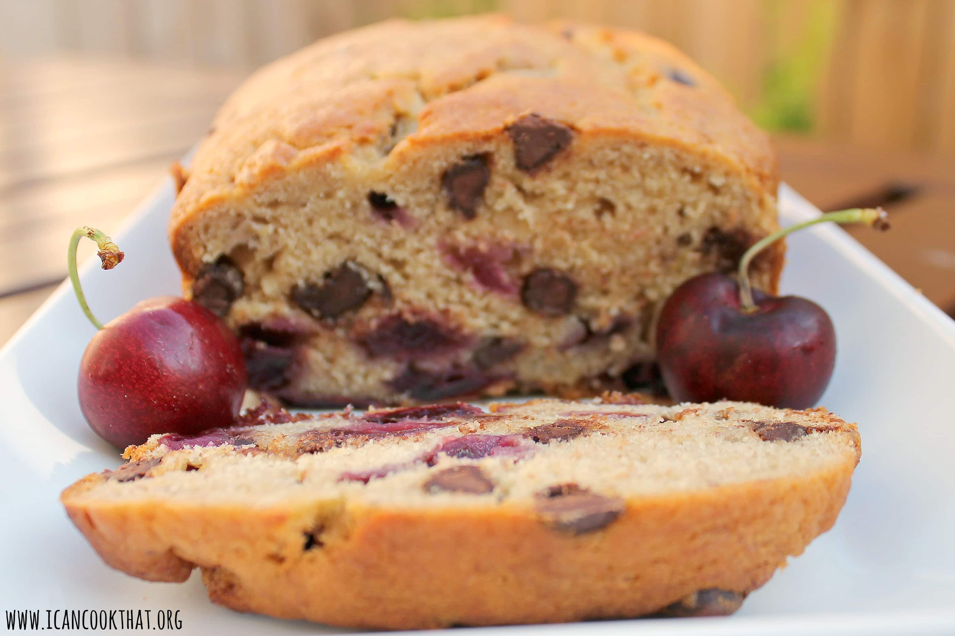 Chocolate Cherry Banana Bread