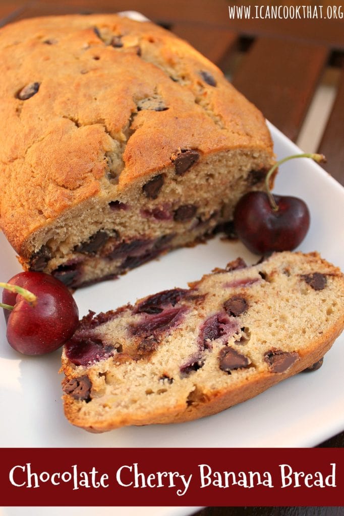 Chocolate Cherry Banana Bread