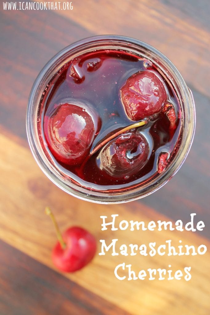 Homemade Maraschino Cherries