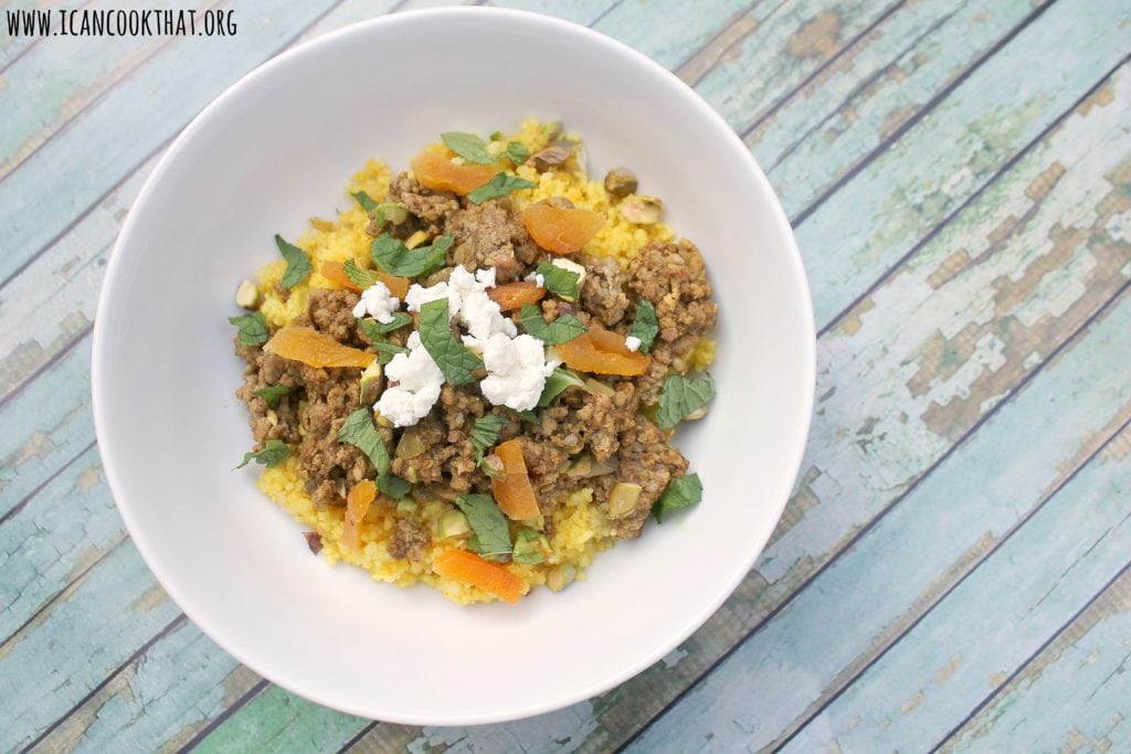 Spiced Lamb with Saffron Couscous