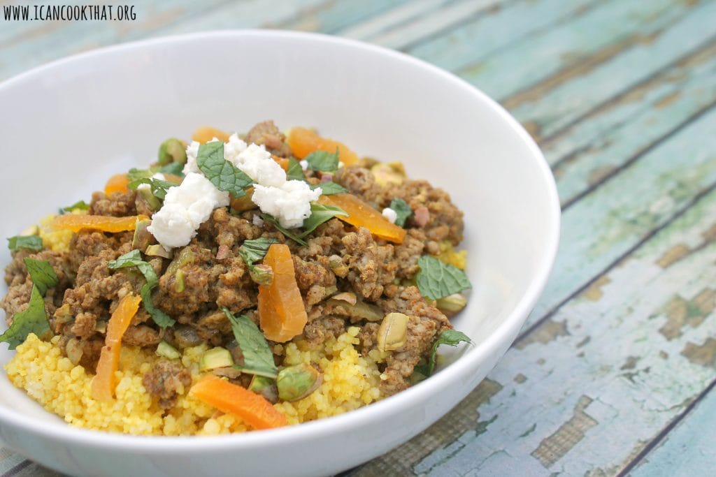 Spiced Lamb with Saffron Couscous