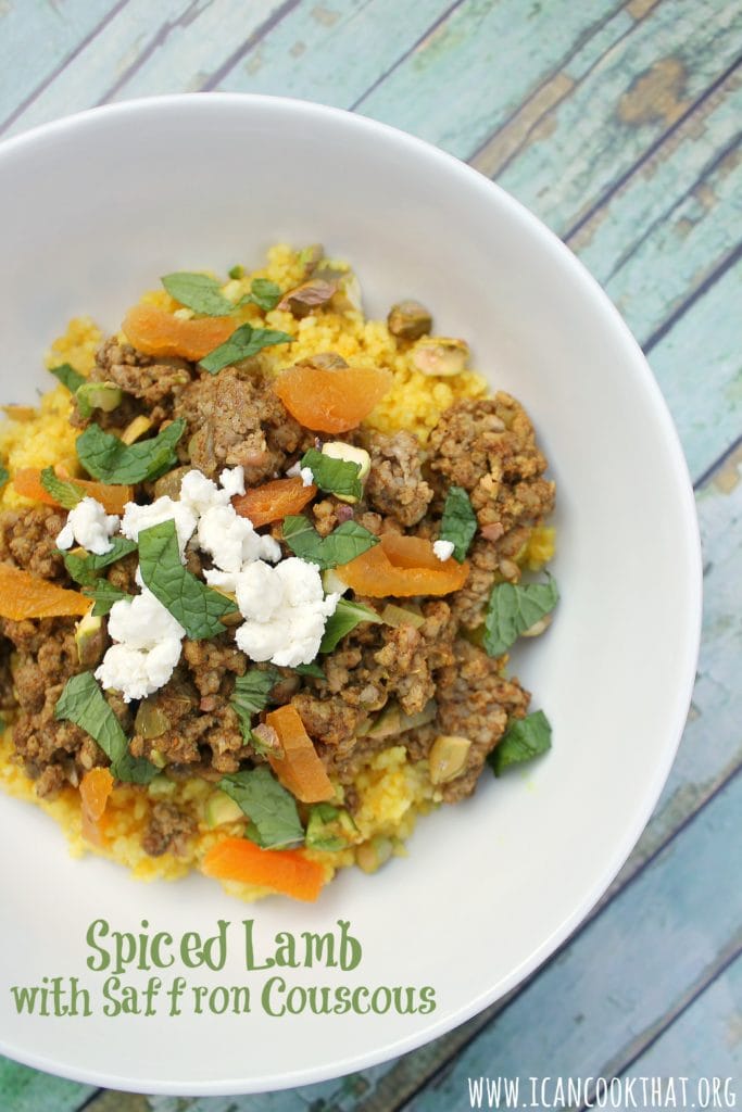 Spiced Lamb with Saffron Couscous