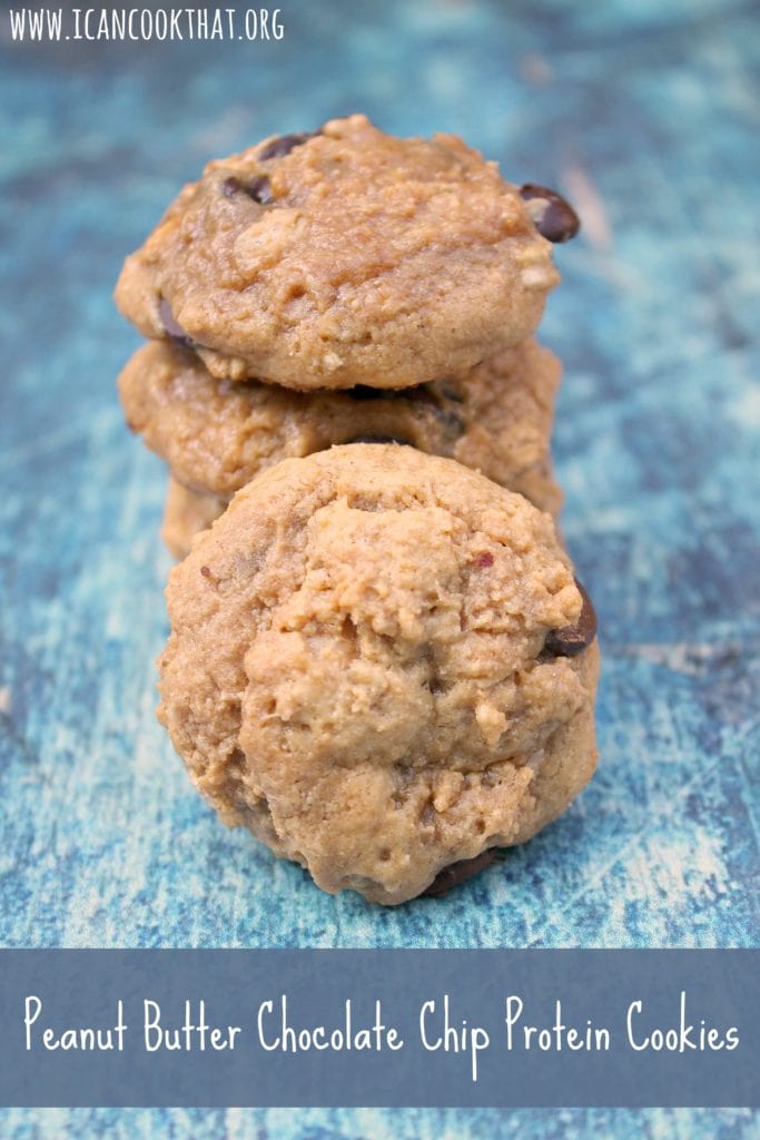 Peanut Butter Chocolate Chip Protein Cookies