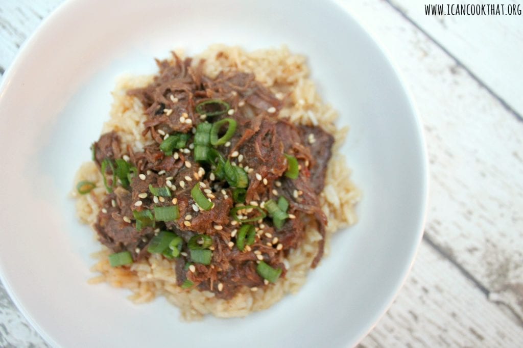 Pressure Cooker Korean Beef