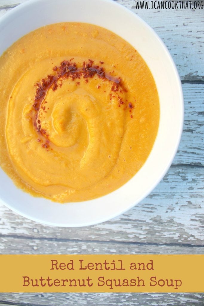 Red Lentil and Butternut Squash Soup