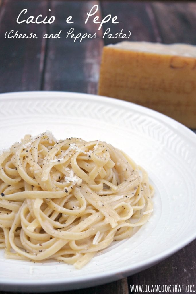 Cacio e Pepe (Cheese and Pepper Pasta)