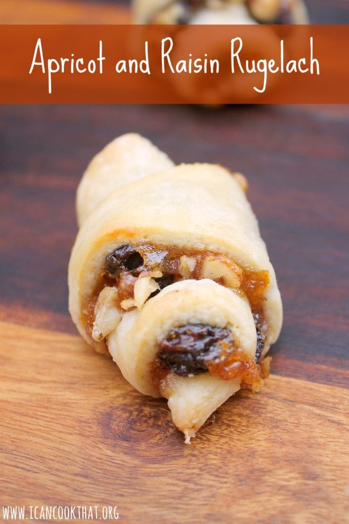 Apricot and Raisin Rugelach