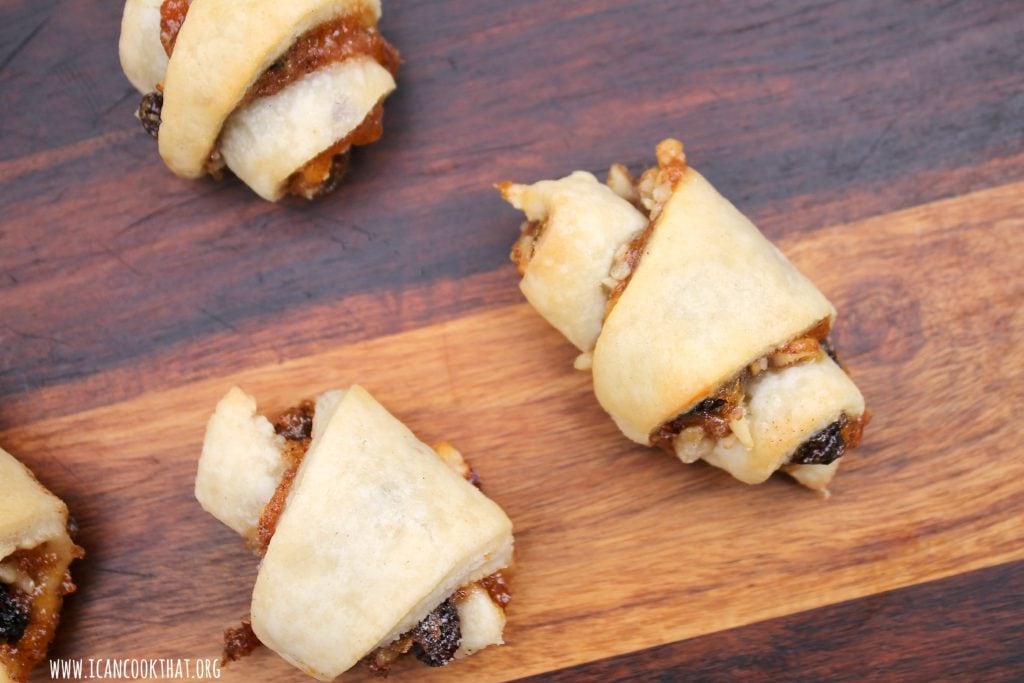 Apricot and Raisin Rugelach