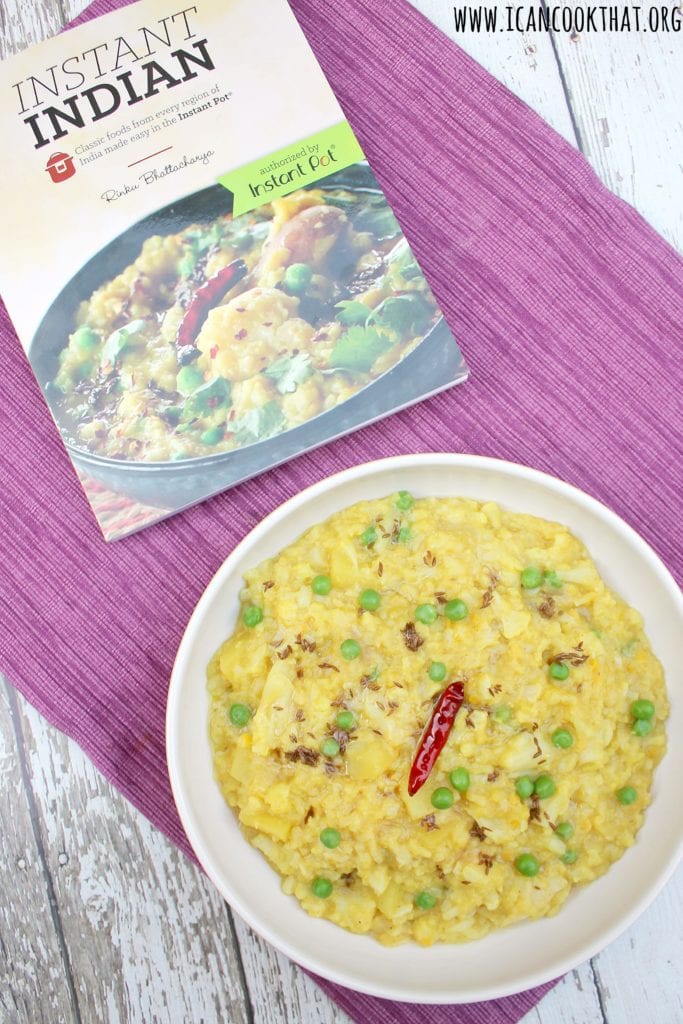 Pressure Cooker Khichuri (Bengali Red Lentil Risotto)