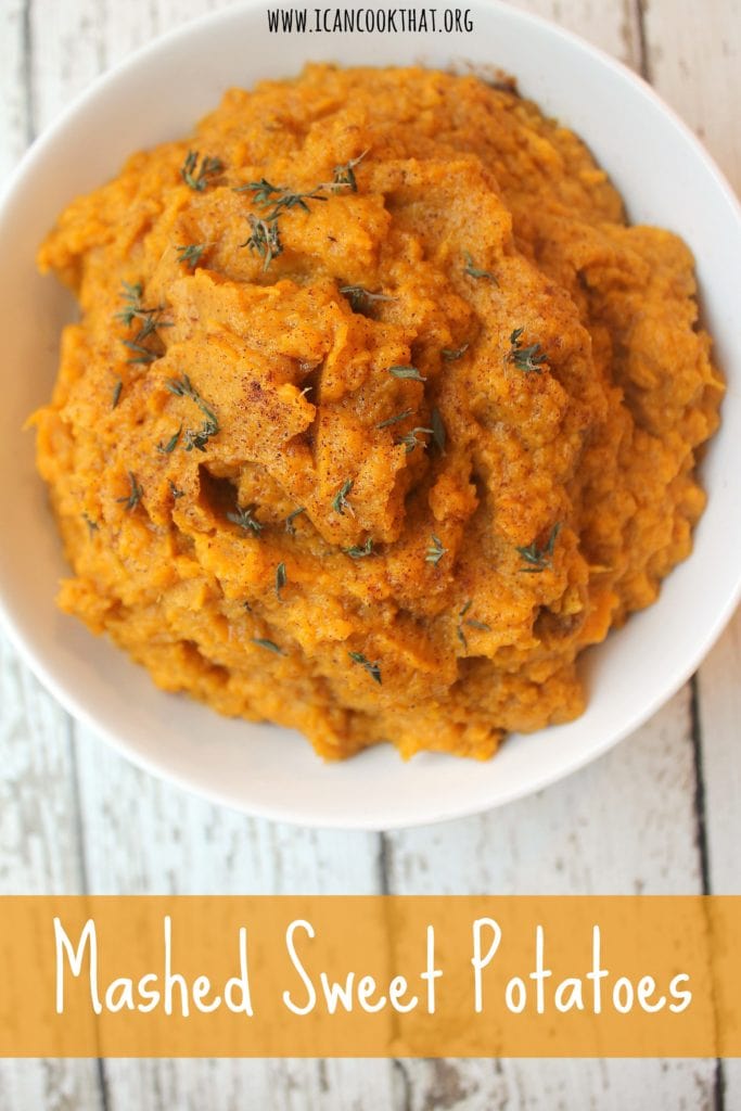 Pressure Cooker Mashed Sweet Potatoes