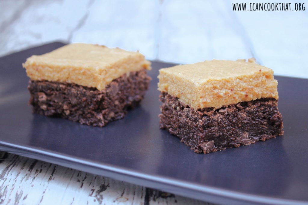 Frosted Pumpkin Brownies