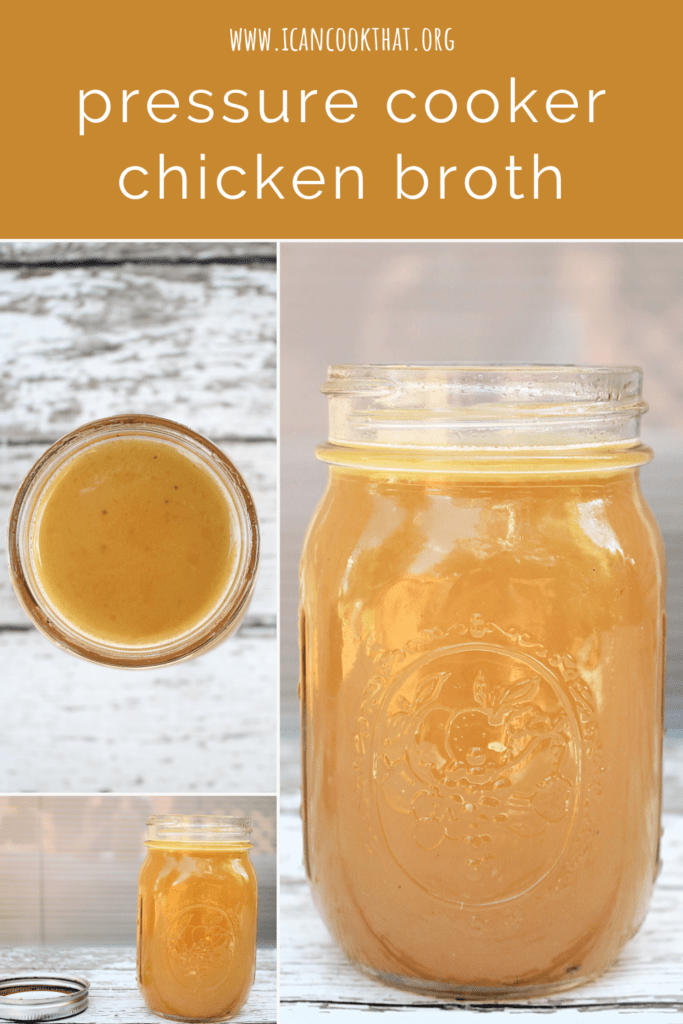 Pressure Cooker Chicken Broth