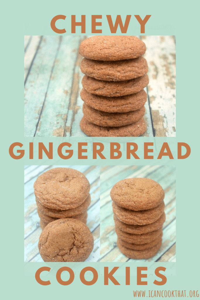 Chewy Gingerbread Cookies