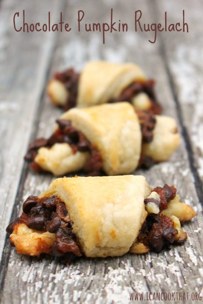 Chocolate Pumpkin Rugelach