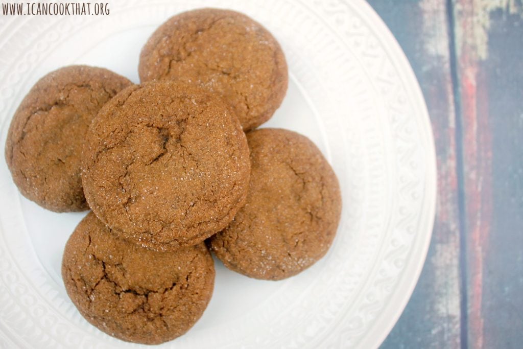 Chewy Gingerbread Cookies