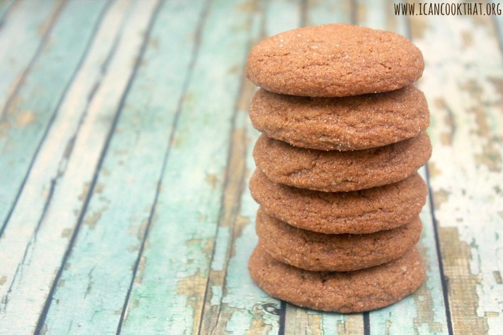 Chewy Gingerbread Cookies