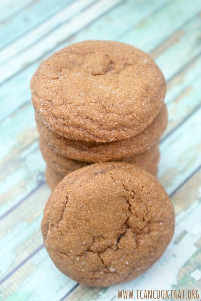 Chewy Gingerbread Cookies