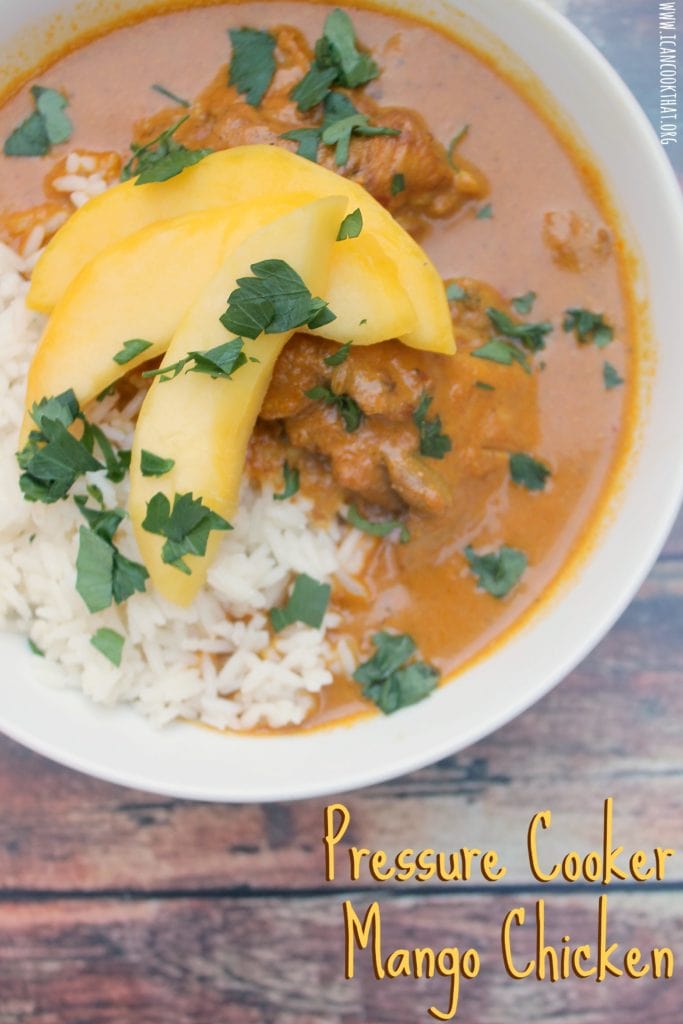 Pressure Cooker Mango Chicken