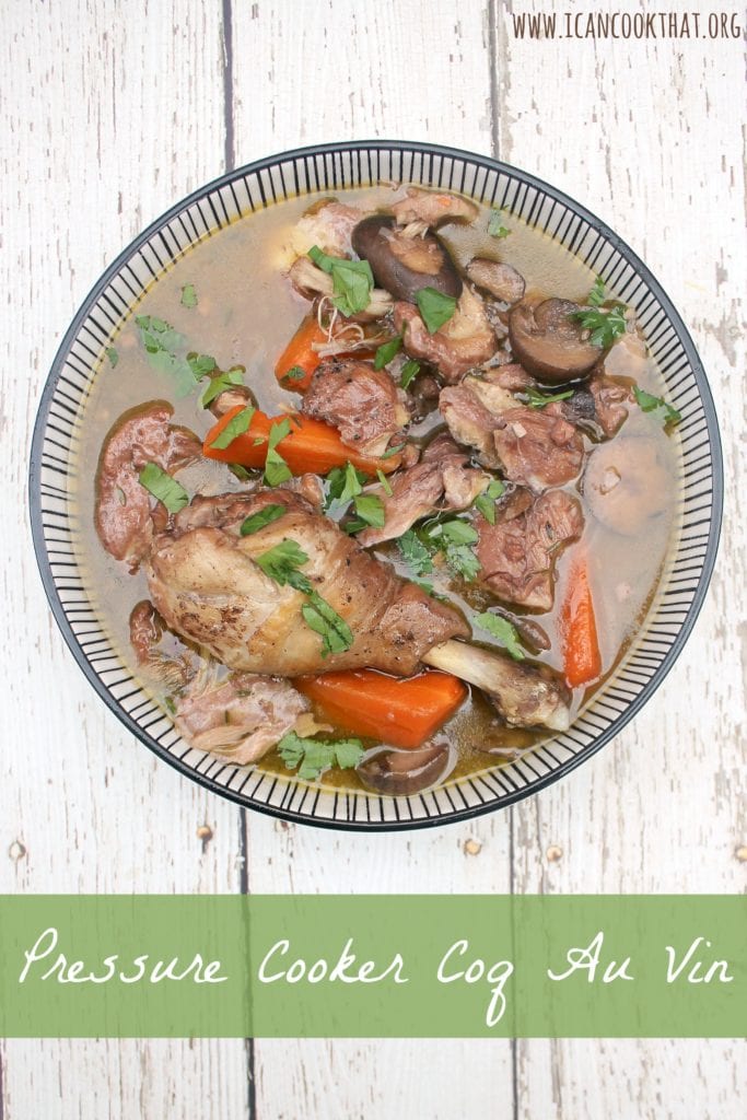 Pressure Cooker Coq Au Vin