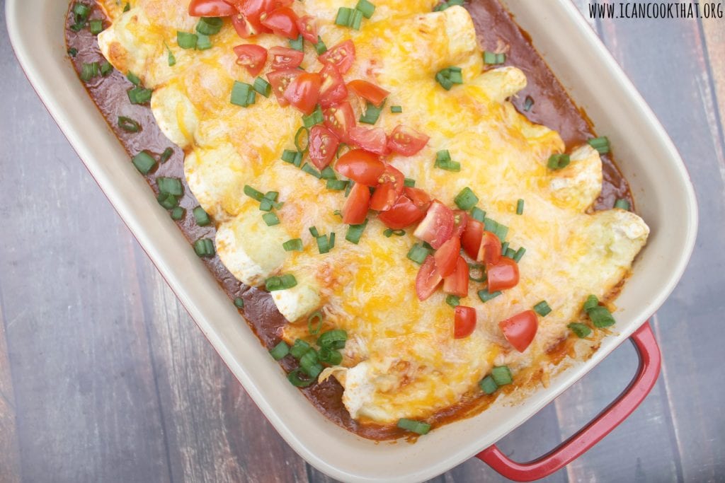 Slow Cooker Chicken Enchiladas