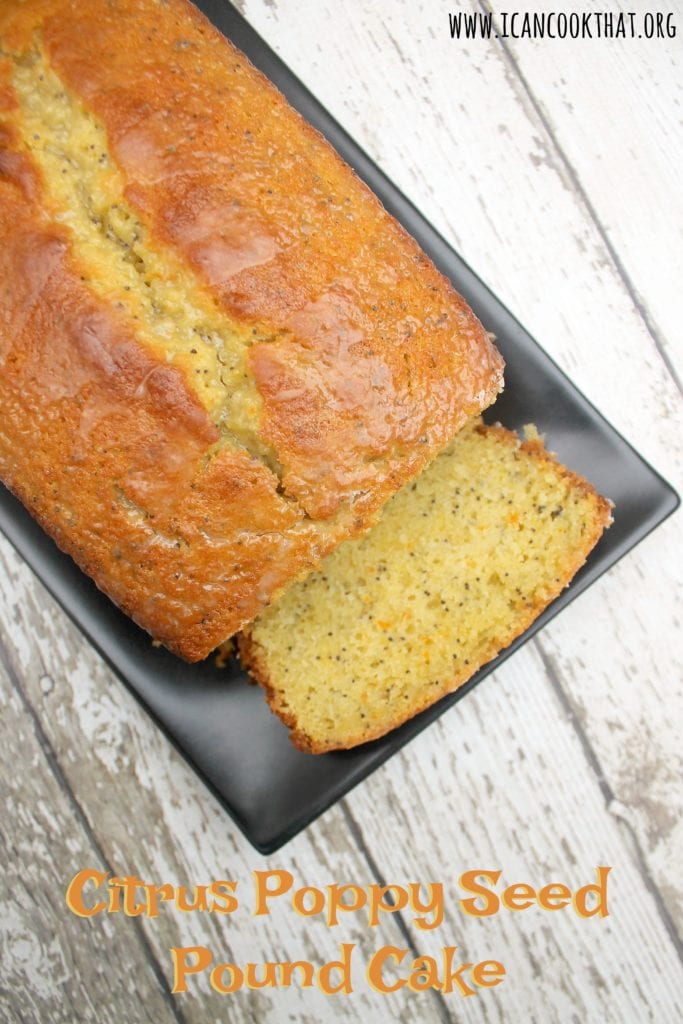 Citrus Poppy Seed Pound Cake