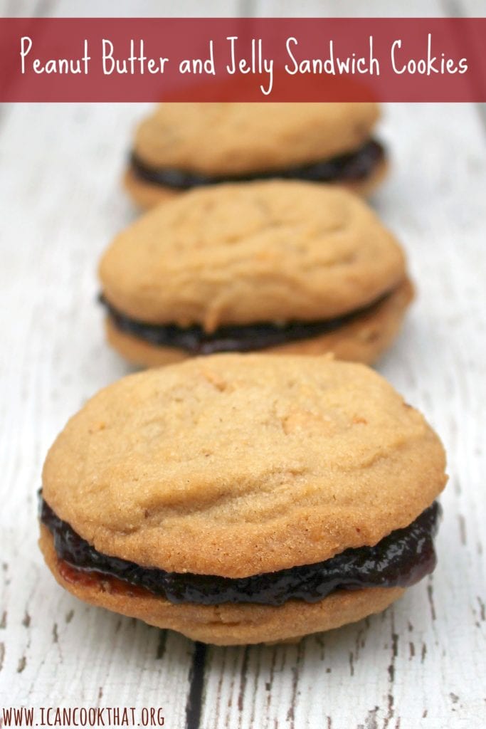 Peanut Butter and Jelly Sandwich Cookies