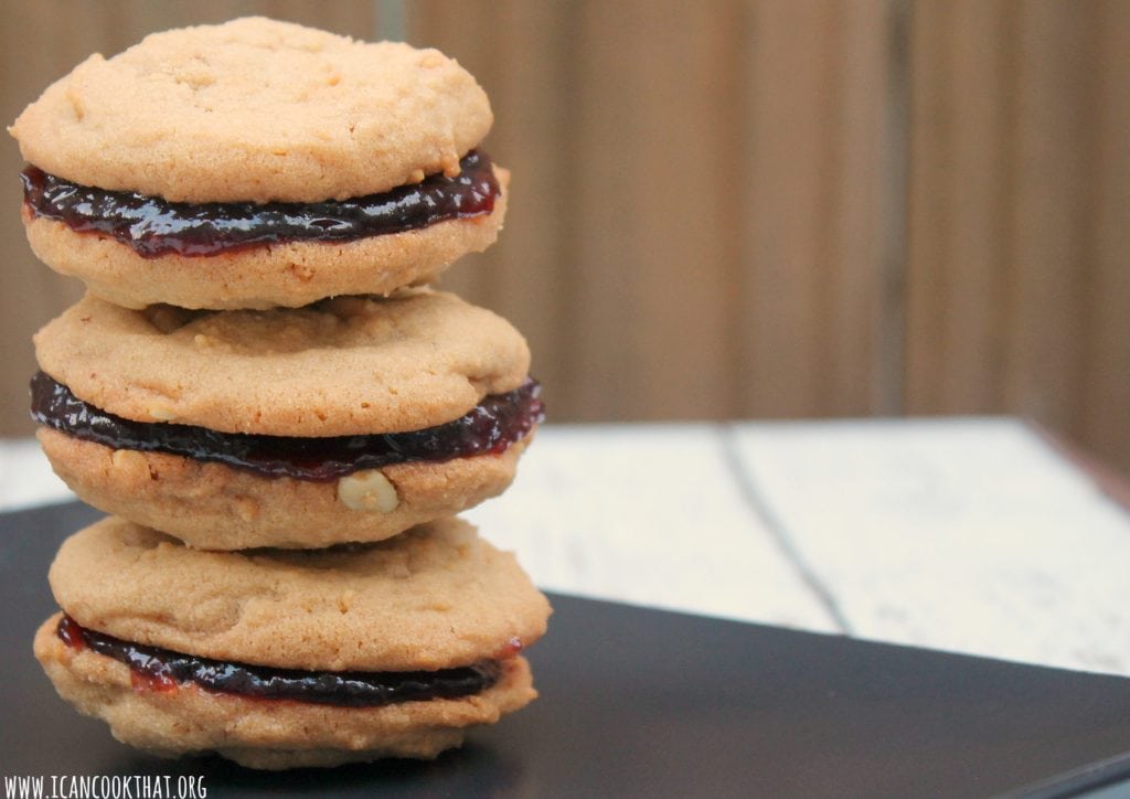 Peanut Butter and Jelly Sandwich Cookies