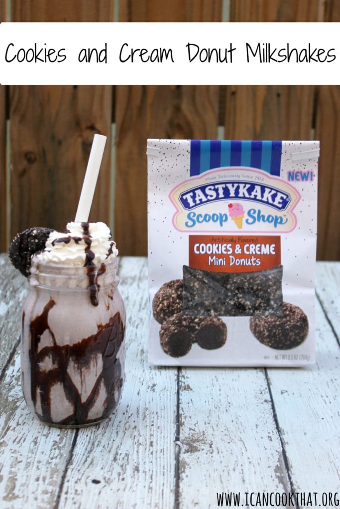 Cookies and Cream Donut Milkshakes