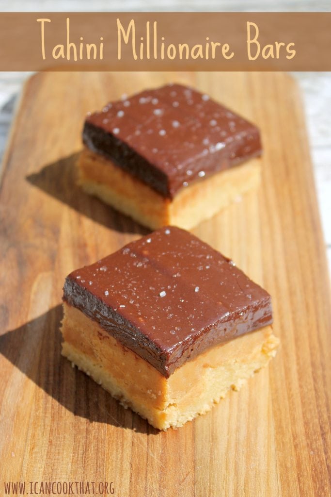 Tahini Millionaire Bars