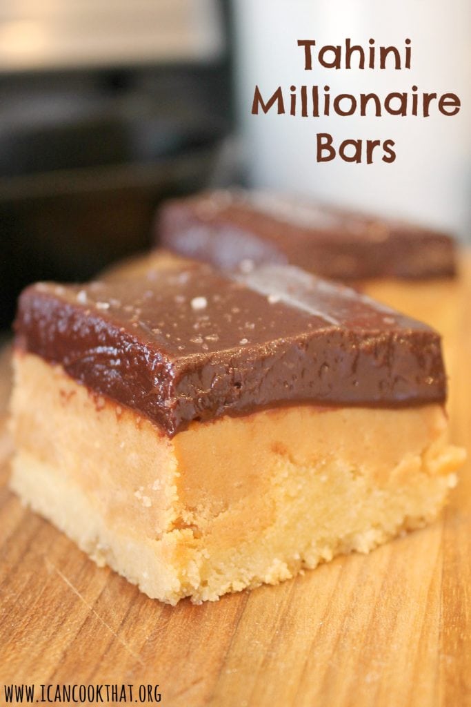 Tahini Millionaire Bars