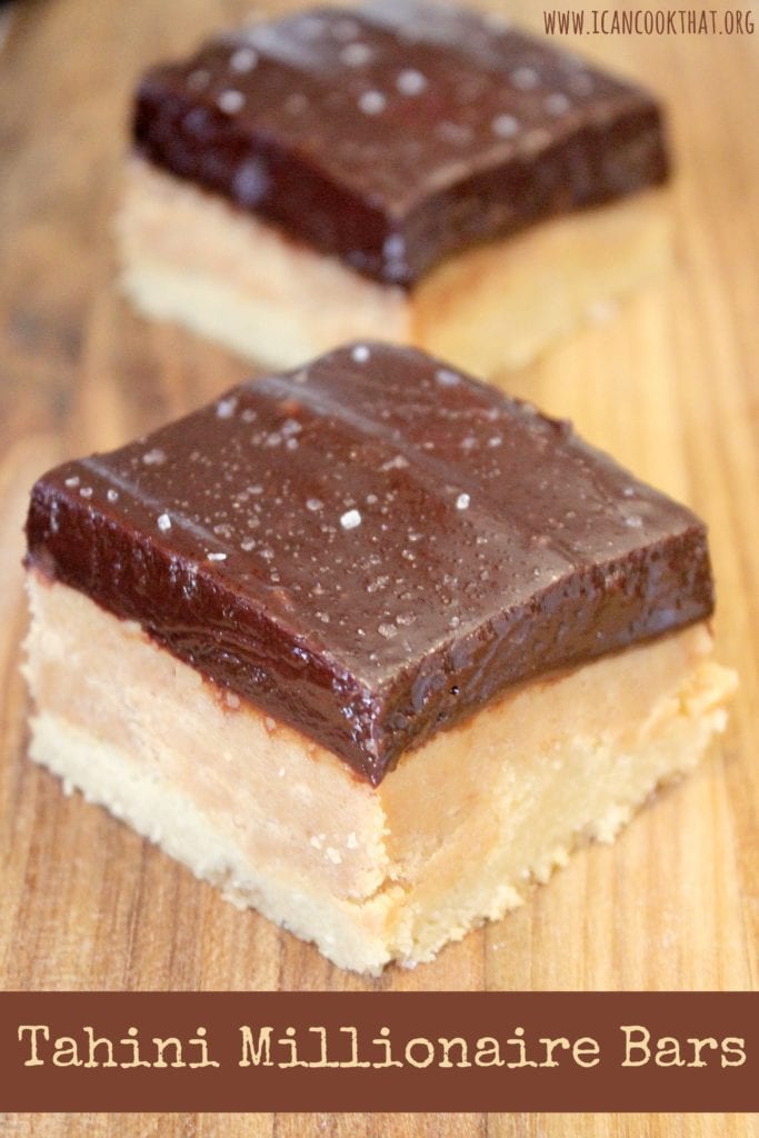 Tahini Millionaire Bars