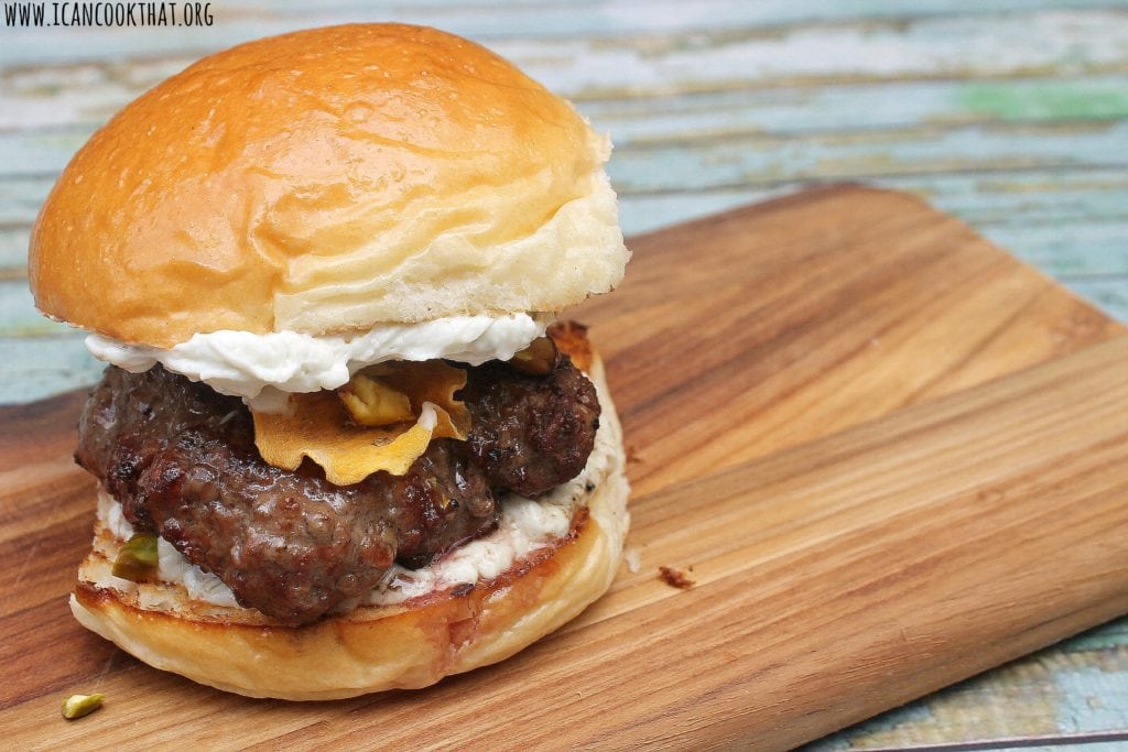 Pumpkin Blue Cheese Burger