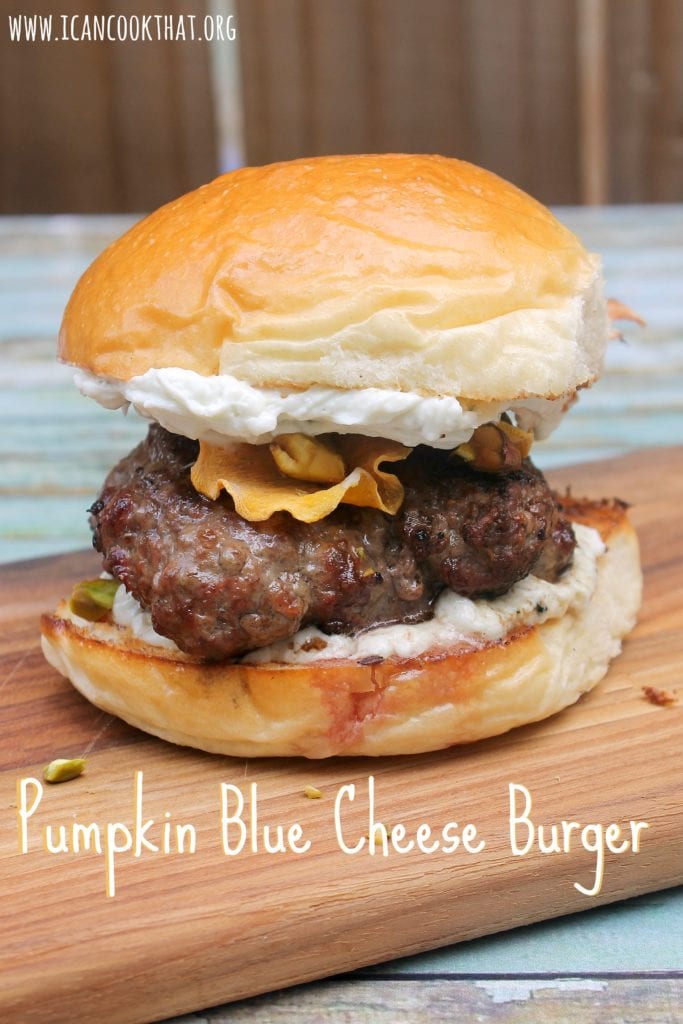 Pumpkin Blue Cheese Burger