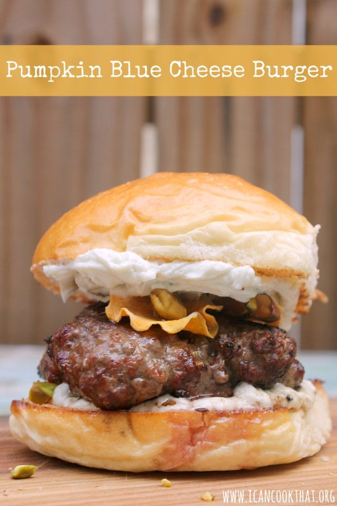 Pumpkin Blue Cheese Burger