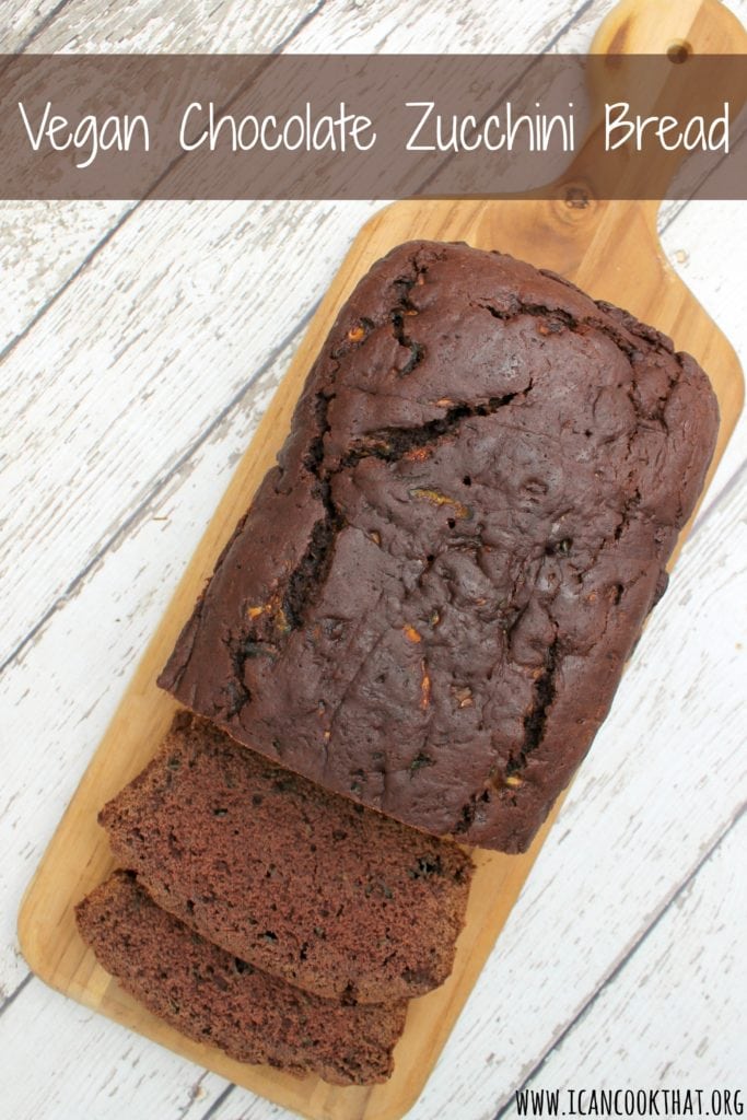 Vegan Chocolate Zucchini Bread