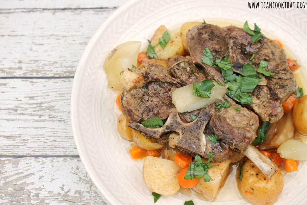 Slow Cooker Lamb in Zesty Lemon Sauce