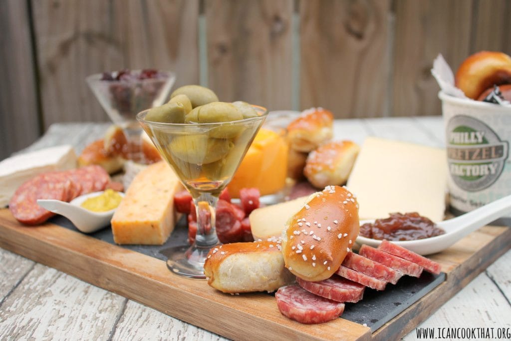 Philadelphia-Themed Charcuterie Board