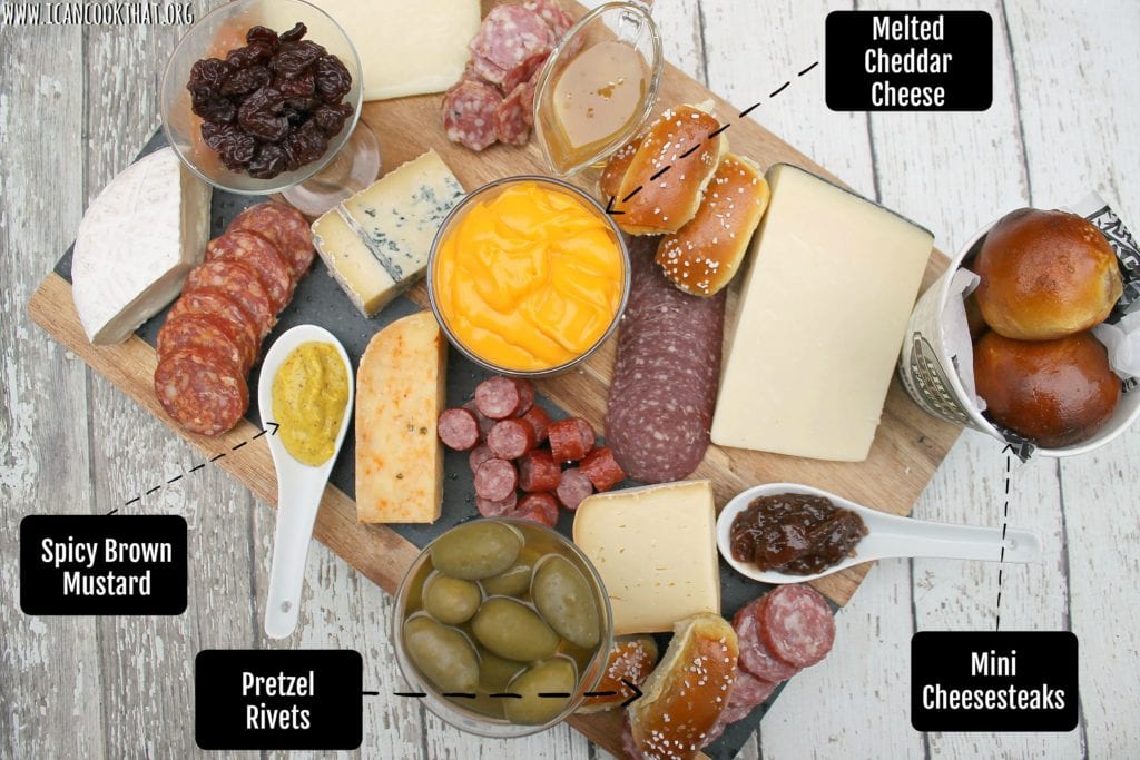 Philadelphia-Themed Charcuterie Board