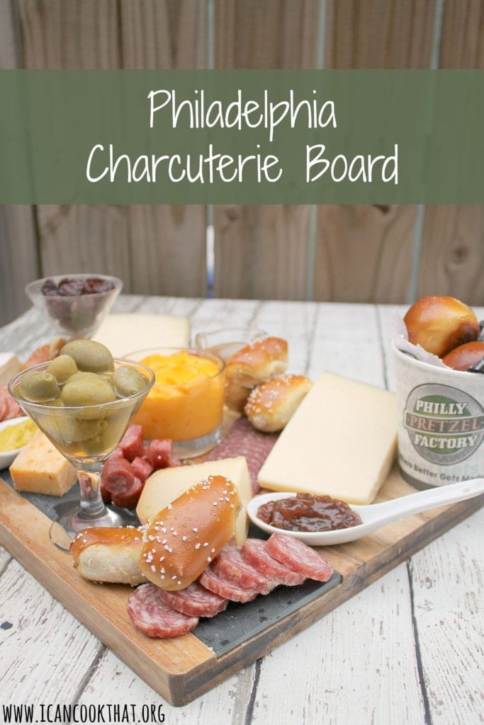 Philadelphia Themed Charcuterie Board