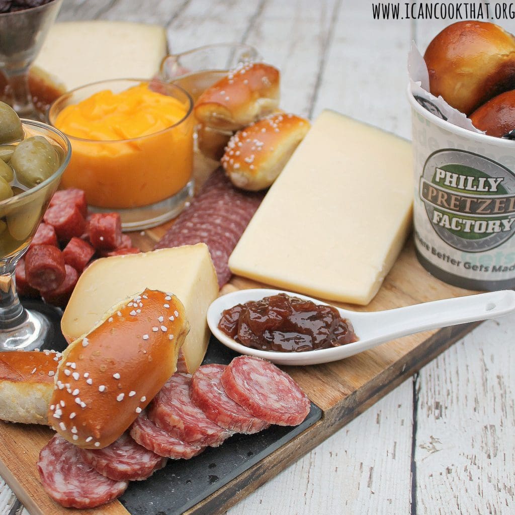 Philadelphia-Themed Charcuterie Board